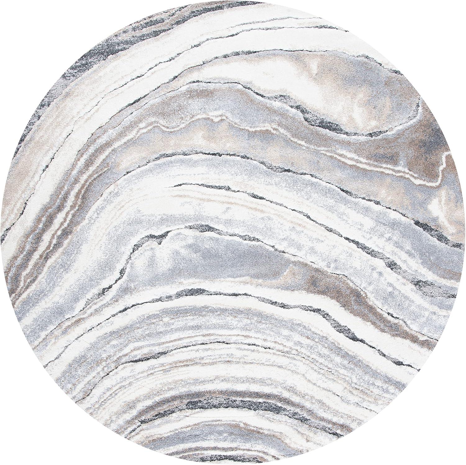 image:imageSAFAVIEH Cyrus Shag Collection Area Rug 9 x 12 Ivory amp Grey Modern Abstract Design NonShedding amp Easy Care 08inch Thick Ideal for High Traffic Areas in Living Room Bedroom CYR124AIvoryGrey