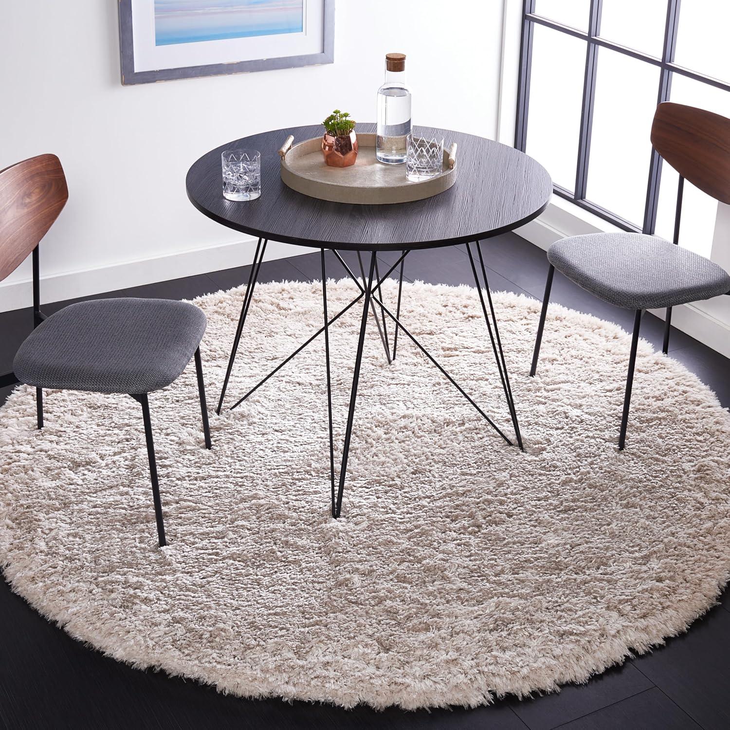 image:imageSAFAVIEH Flokati Shag Collection Area Rug 67 x 9 Beige Solid Design NonShedding amp Easy Care 275inch Thick Ideal for High Traffic Areas in Living Room Bedroom FLK950EBeige