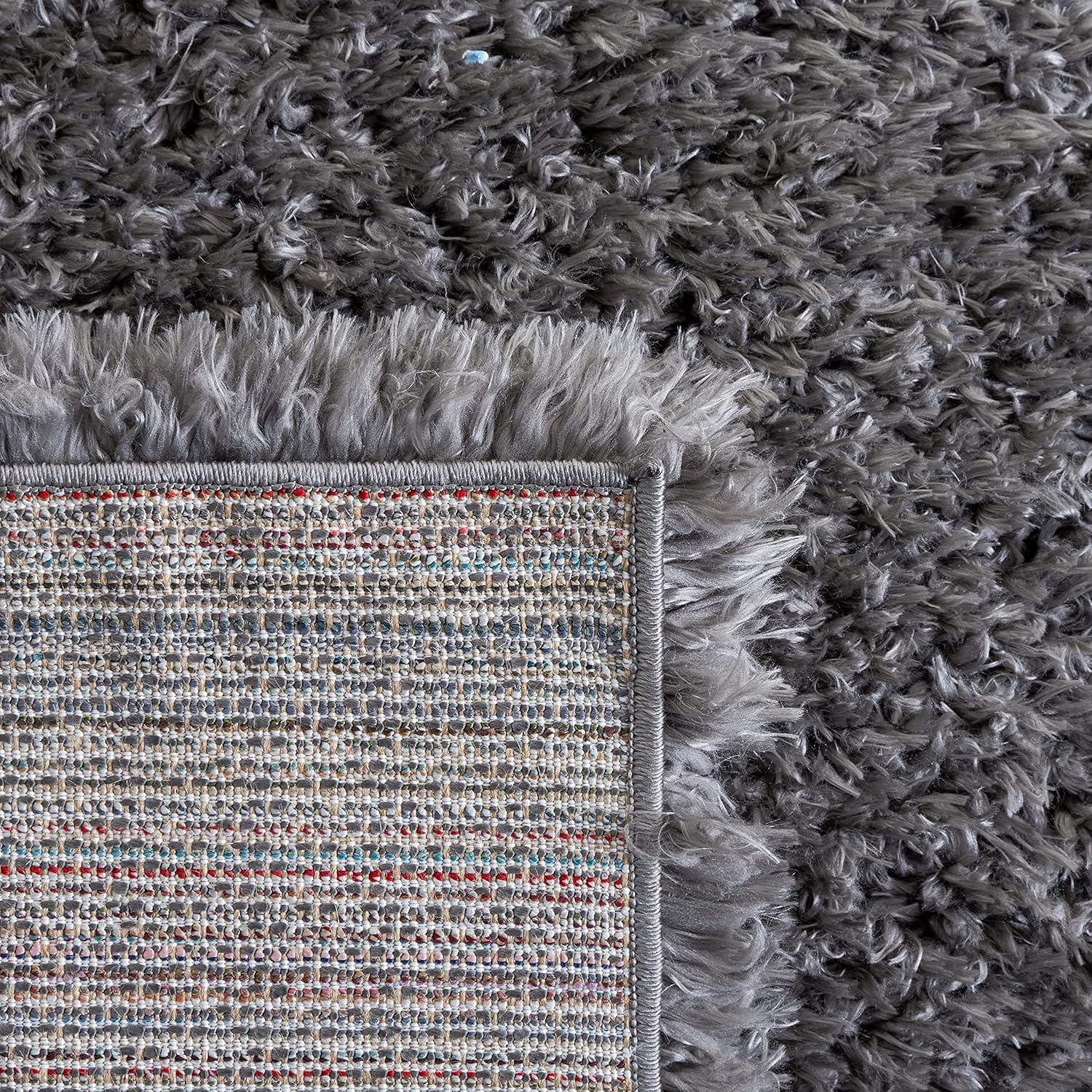 image:imageSAFAVIEH Flokati Shag Collection Area Rug 67 x 9 Beige Solid Design NonShedding amp Easy Care 275inch Thick Ideal for High Traffic Areas in Living Room Bedroom FLK950ECharcoal