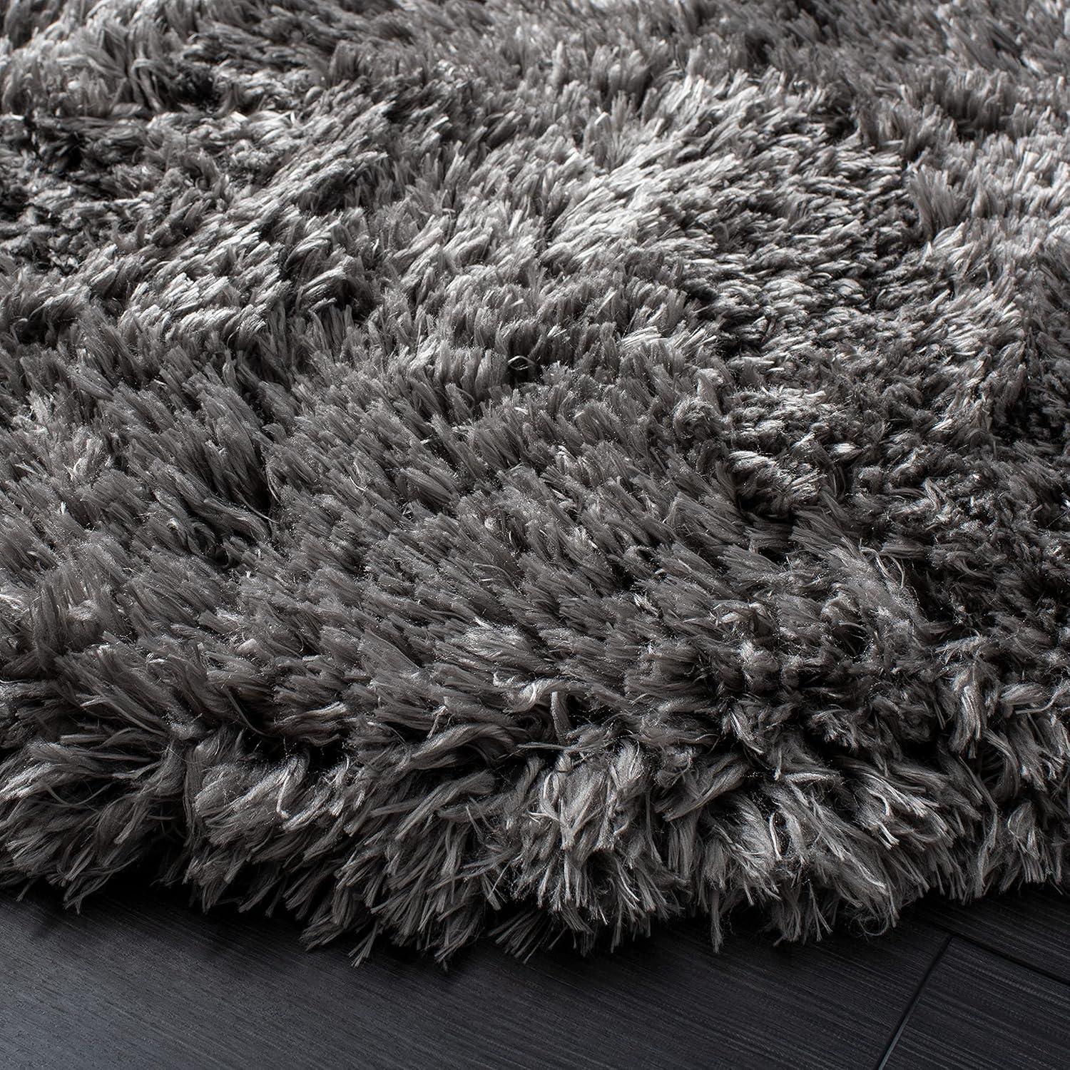 image:imageSAFAVIEH Flokati Shag Collection Area Rug 67 x 9 Beige Solid Design NonShedding amp Easy Care 275inch Thick Ideal for High Traffic Areas in Living Room Bedroom FLK950ECharcoal