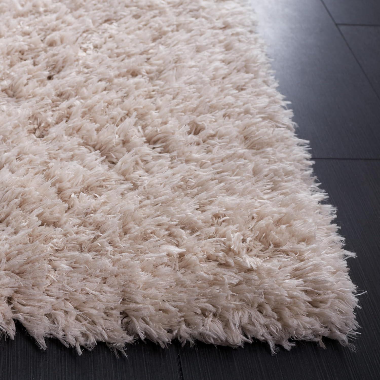 image:imageSAFAVIEH Flokati Shag Collection Area Rug 67 x 9 Beige Solid Design NonShedding amp Easy Care 275inch Thick Ideal for High Traffic Areas in Living Room Bedroom FLK950EBeige