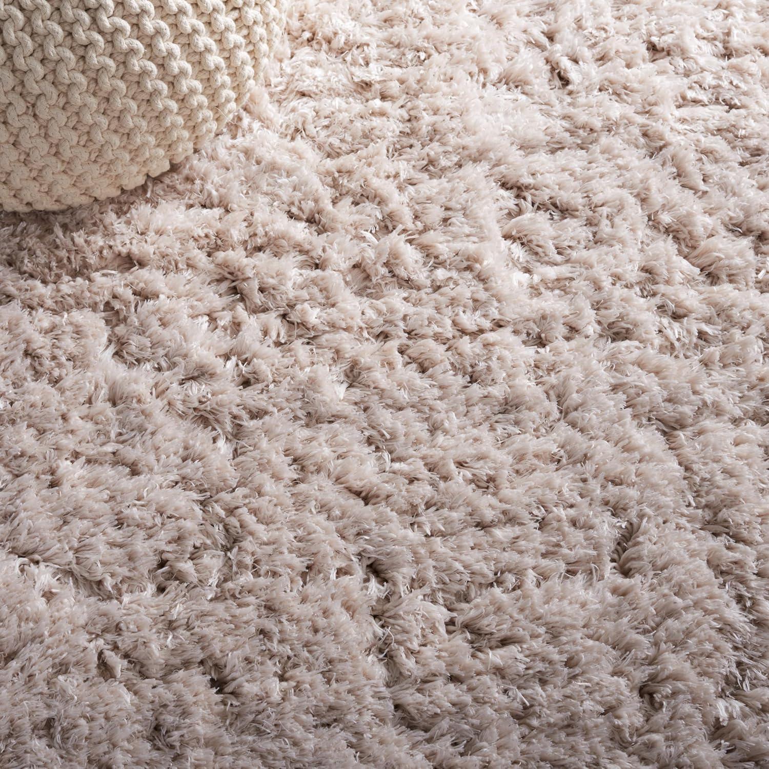 image:imageSAFAVIEH Flokati Shag Collection Area Rug 67 x 9 Beige Solid Design NonShedding amp Easy Care 275inch Thick Ideal for High Traffic Areas in Living Room Bedroom FLK950EBeige
