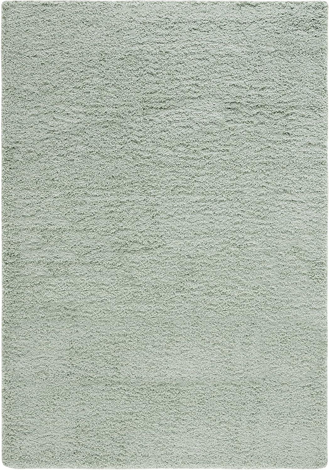 image:imageSAFAVIEH Laguna Shag Collection Area Rug 8 x 10 Sand Solid Design NonShedding amp Easy Care 2inch Thick Ideal for High Traffic Areas in Living Room Bedroom SGL303CLight Sage
