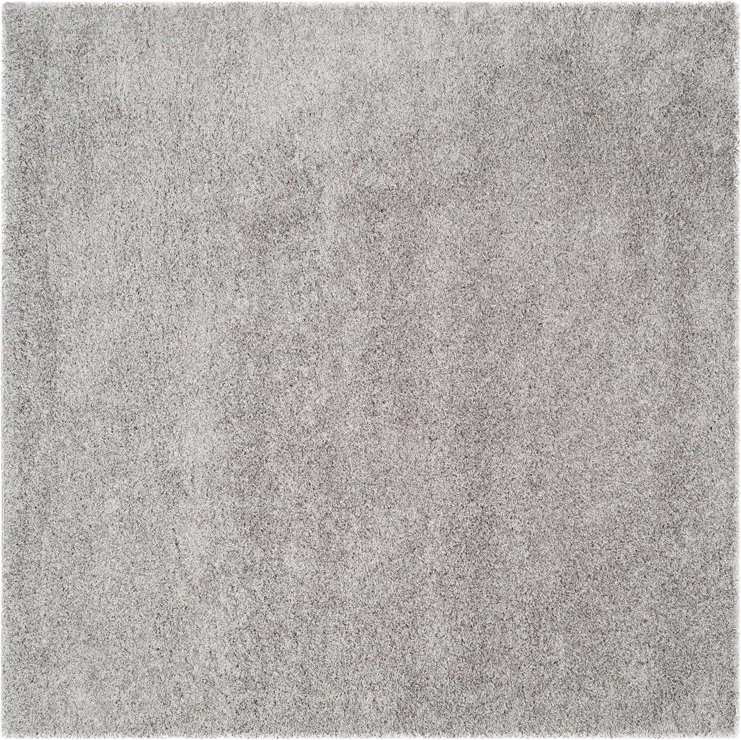 image:imageSAFAVIEH Laguna Shag Collection Area Rug 8 x 10 Sand Solid Design NonShedding amp Easy Care 2inch Thick Ideal for High Traffic Areas in Living Room Bedroom SGL303CSilver