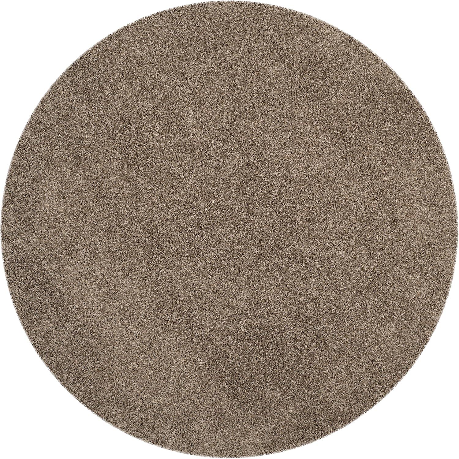 image:imageSAFAVIEH Laguna Shag Collection Area Rug 8 x 10 Sand Solid Design NonShedding amp Easy Care 2inch Thick Ideal for High Traffic Areas in Living Room Bedroom SGL303CTaupe