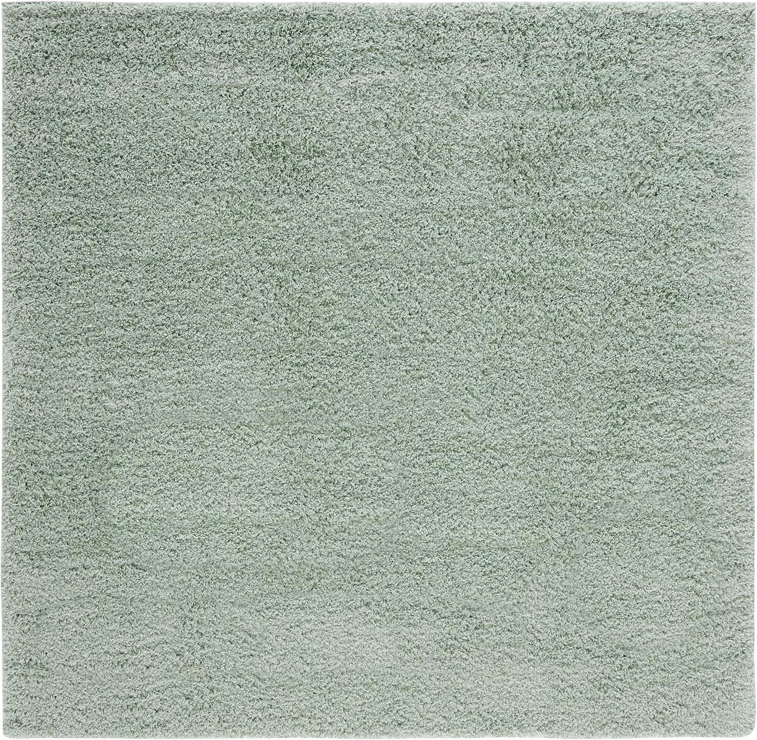 image:imageSAFAVIEH Laguna Shag Collection Area Rug 8 x 10 Sand Solid Design NonShedding amp Easy Care 2inch Thick Ideal for High Traffic Areas in Living Room Bedroom SGL303CLight Sage