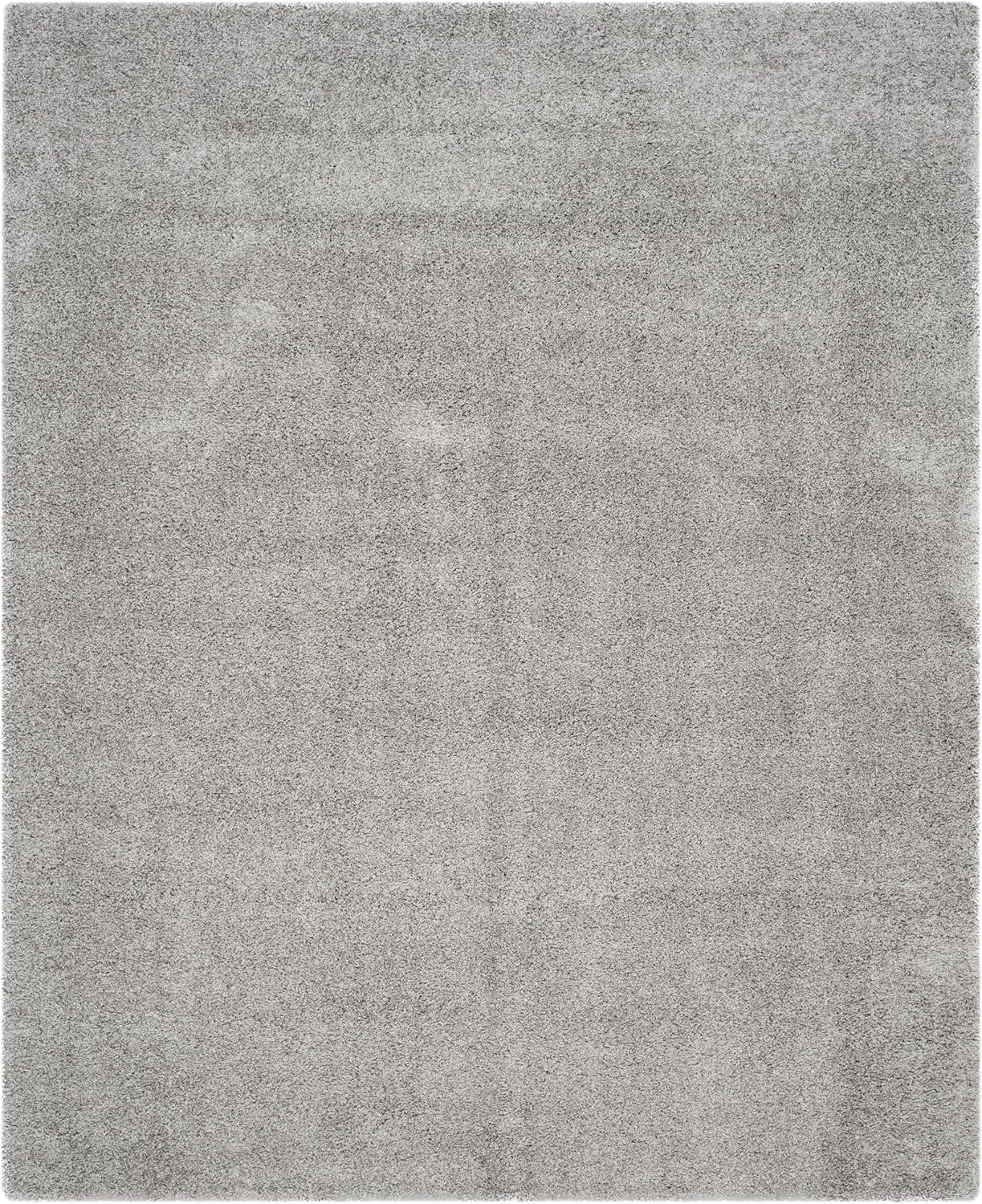 image:imageSAFAVIEH Laguna Shag Collection Area Rug 8 x 10 Sand Solid Design NonShedding amp Easy Care 2inch Thick Ideal for High Traffic Areas in Living Room Bedroom SGL303CSilver