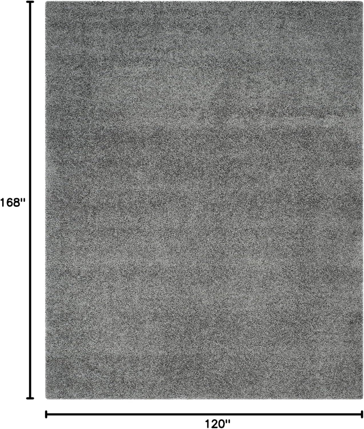 image:imageSAFAVIEH Laguna Shag Collection Area Rug 8 x 10 Sand Solid Design NonShedding amp Easy Care 2inch Thick Ideal for High Traffic Areas in Living Room Bedroom SGL303CDark Grey