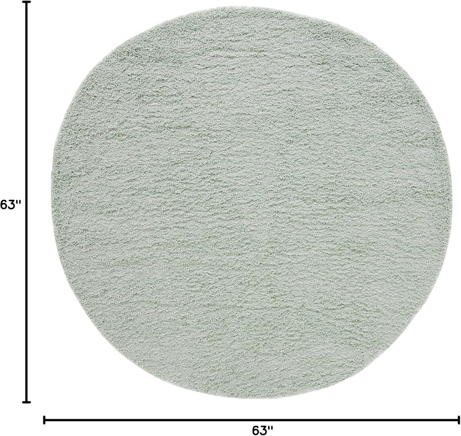 image:imageSAFAVIEH Laguna Shag Collection Area Rug 8 x 10 Sand Solid Design NonShedding amp Easy Care 2inch Thick Ideal for High Traffic Areas in Living Room Bedroom SGL303CLight Sage
