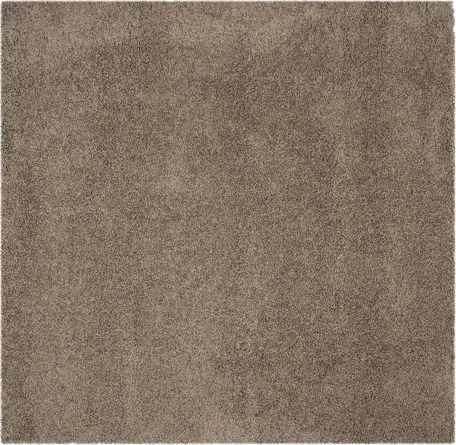 image:imageSAFAVIEH Laguna Shag Collection Area Rug 8 x 10 Sand Solid Design NonShedding amp Easy Care 2inch Thick Ideal for High Traffic Areas in Living Room Bedroom SGL303CTaupe