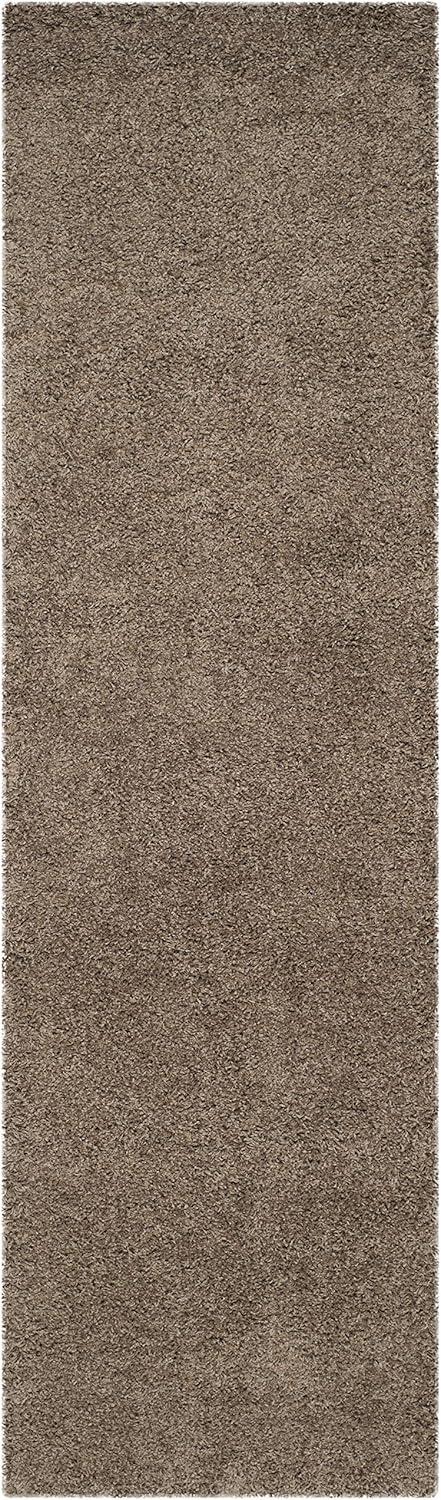 image:imageSAFAVIEH Laguna Shag Collection Area Rug 8 x 10 Sand Solid Design NonShedding amp Easy Care 2inch Thick Ideal for High Traffic Areas in Living Room Bedroom SGL303CTaupe