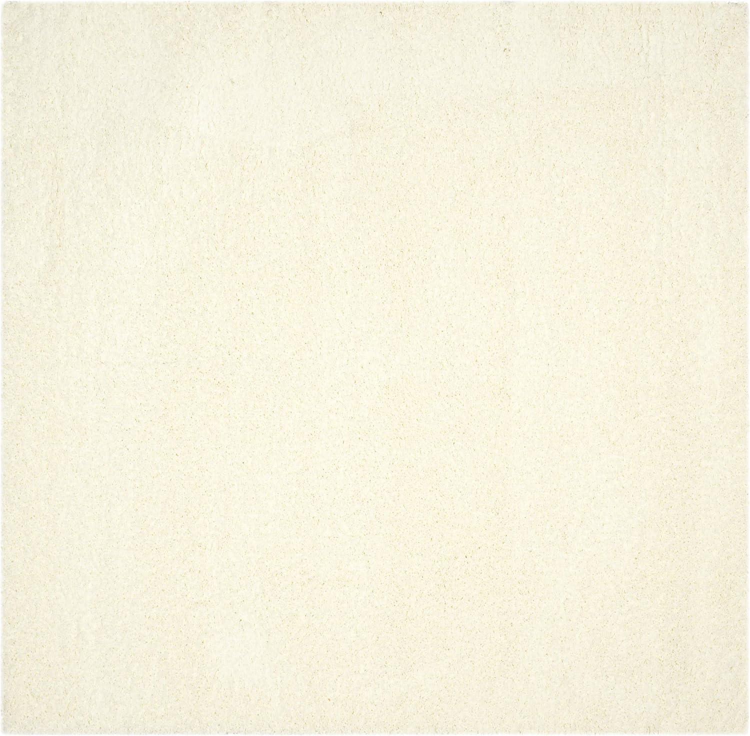 image:imageSAFAVIEH Laguna Shag Collection Area Rug 8 x 10 Sand Solid Design NonShedding amp Easy Care 2inch Thick Ideal for High Traffic Areas in Living Room Bedroom SGL303CIvory