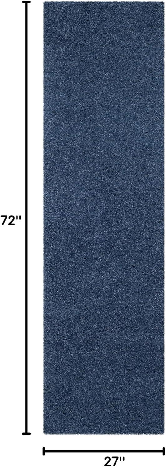 image:imageSAFAVIEH Laguna Shag Collection Area Rug 8 x 10 Sand Solid Design NonShedding amp Easy Care 2inch Thick Ideal for High Traffic Areas in Living Room Bedroom SGL303CBlue