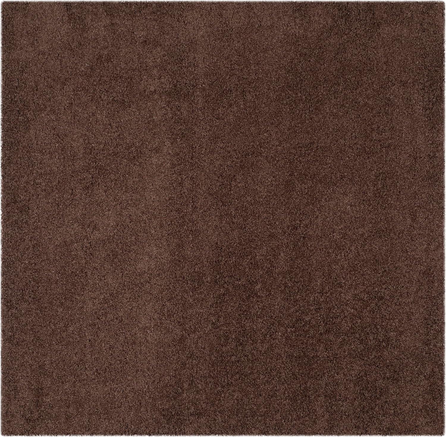 image:imageSAFAVIEH Laguna Shag Collection Area Rug 8 x 10 Sand Solid Design NonShedding amp Easy Care 2inch Thick Ideal for High Traffic Areas in Living Room Bedroom SGL303CBrown
