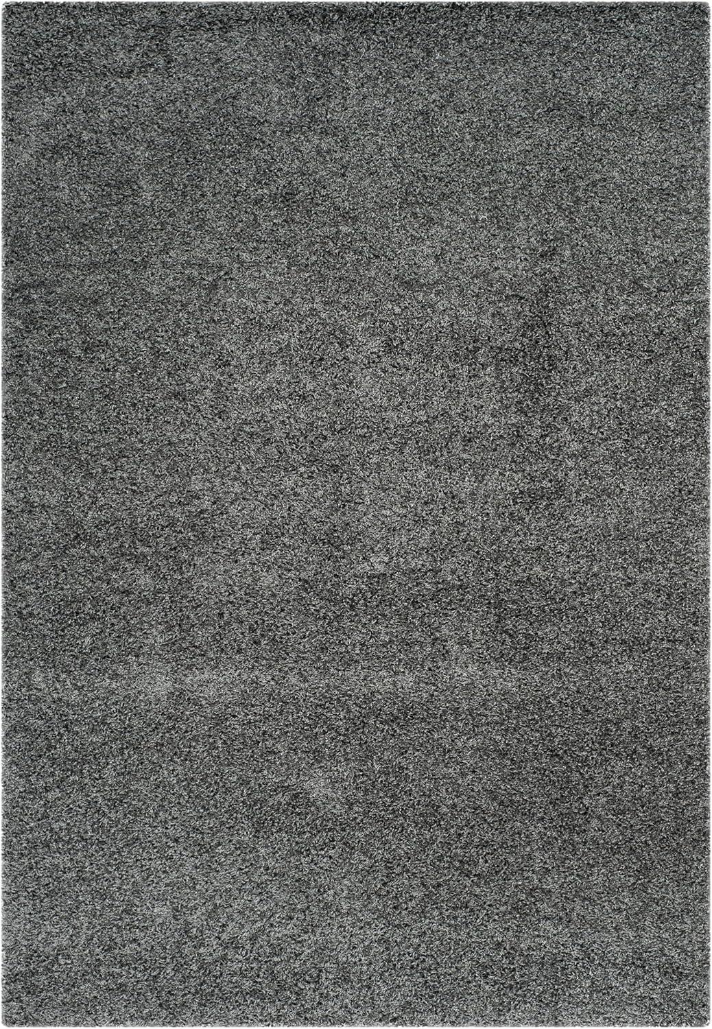 image:imageSAFAVIEH Laguna Shag Collection Area Rug 8 x 10 Sand Solid Design NonShedding amp Easy Care 2inch Thick Ideal for High Traffic Areas in Living Room Bedroom SGL303CDark Grey