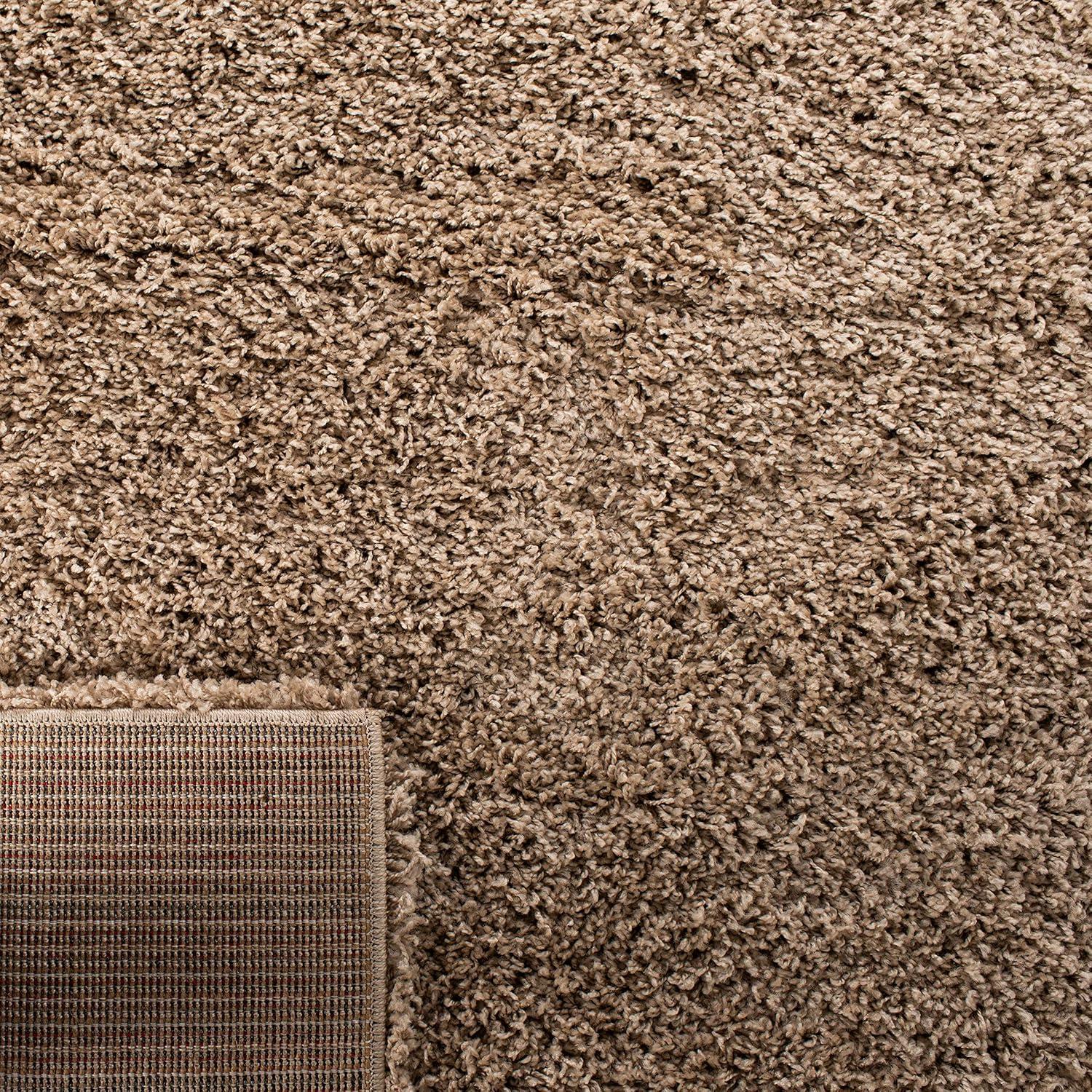 image:imageSAFAVIEH Laguna Shag Collection Area Rug 8 x 10 Sand Solid Design NonShedding amp Easy Care 2inch Thick Ideal for High Traffic Areas in Living Room Bedroom SGL303CSand