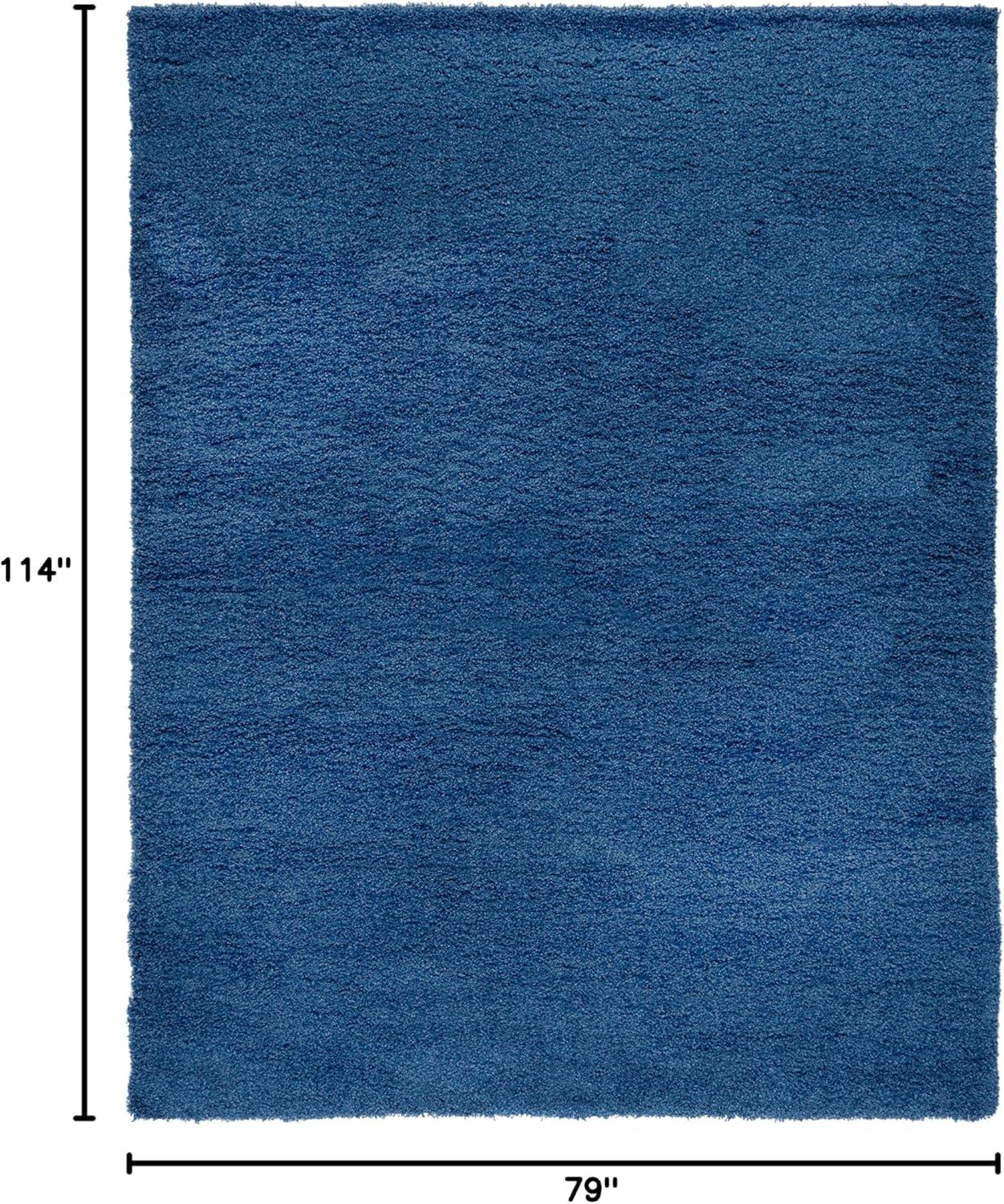 image:imageSAFAVIEH Laguna Shag Collection Area Rug 8 x 10 Sand Solid Design NonShedding amp Easy Care 2inch Thick Ideal for High Traffic Areas in Living Room Bedroom SGL303CBlue