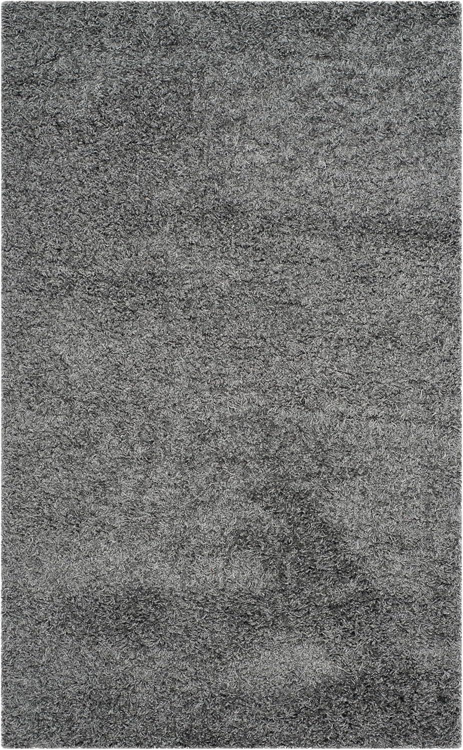 image:imageSAFAVIEH Laguna Shag Collection Area Rug 8 x 10 Sand Solid Design NonShedding amp Easy Care 2inch Thick Ideal for High Traffic Areas in Living Room Bedroom SGL303CDark Grey