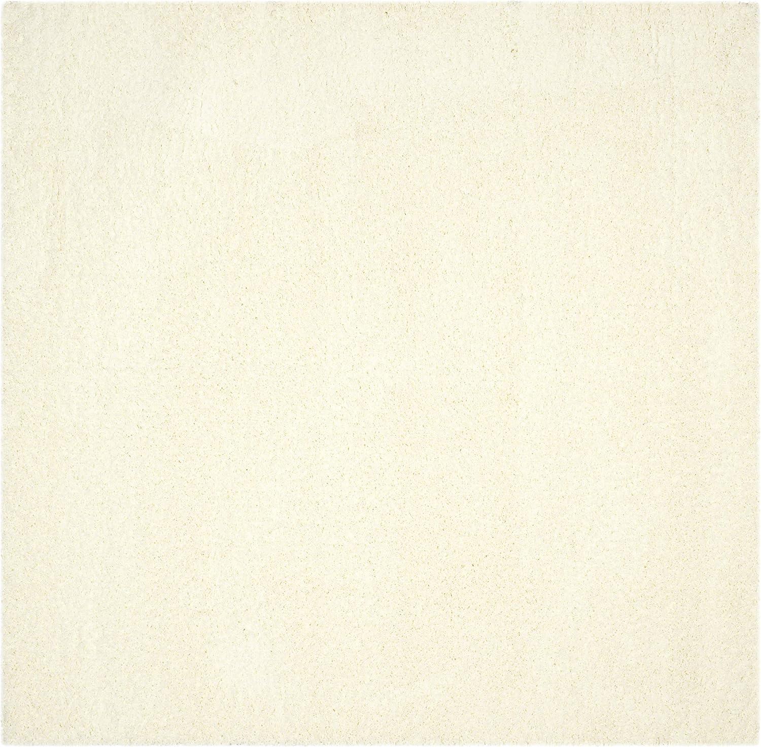 image:imageSAFAVIEH Laguna Shag Collection Area Rug 8 x 10 Sand Solid Design NonShedding amp Easy Care 2inch Thick Ideal for High Traffic Areas in Living Room Bedroom SGL303CIvory