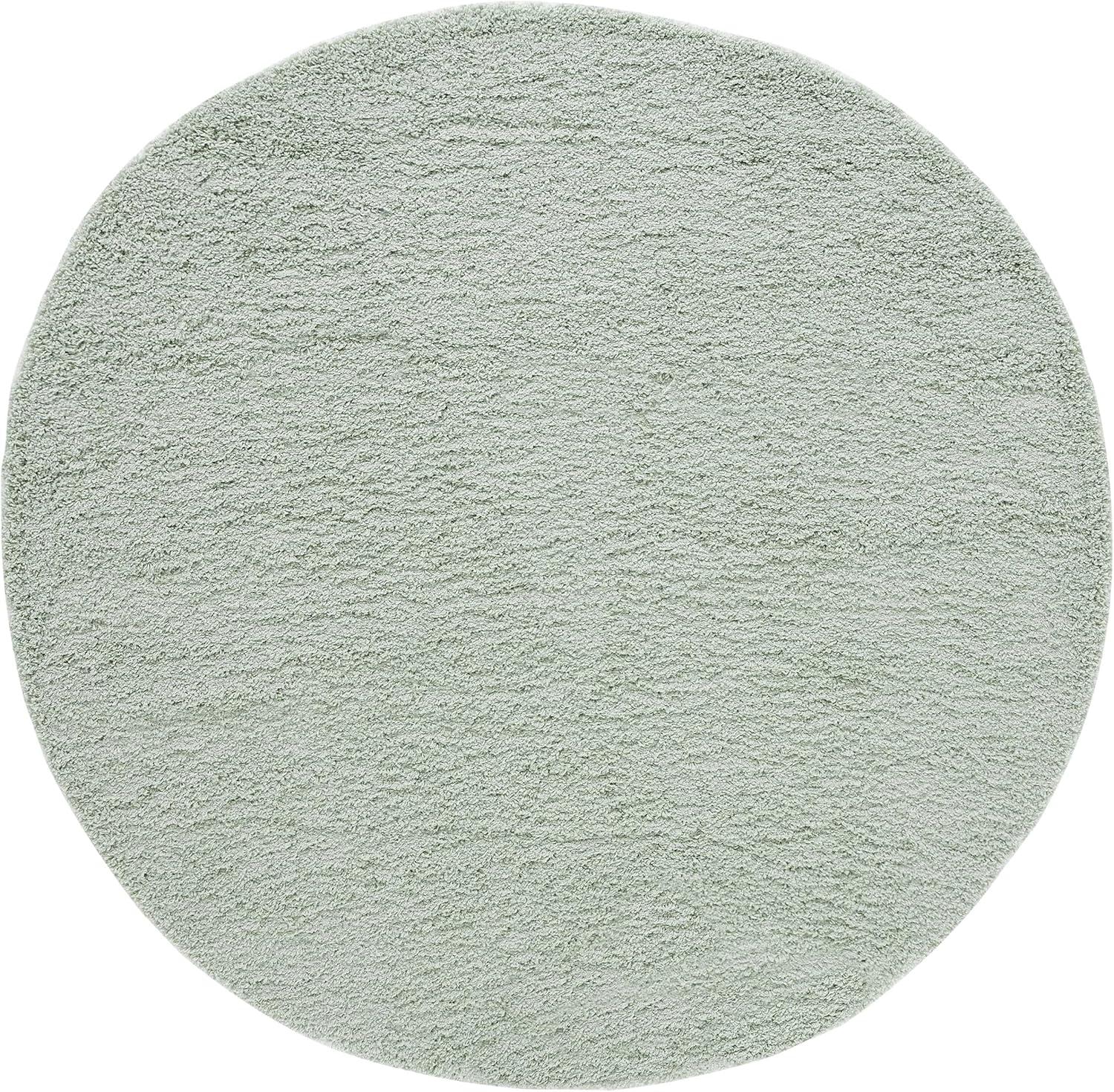 image:imageSAFAVIEH Laguna Shag Collection Area Rug 8 x 10 Sand Solid Design NonShedding amp Easy Care 2inch Thick Ideal for High Traffic Areas in Living Room Bedroom SGL303CLight Sage