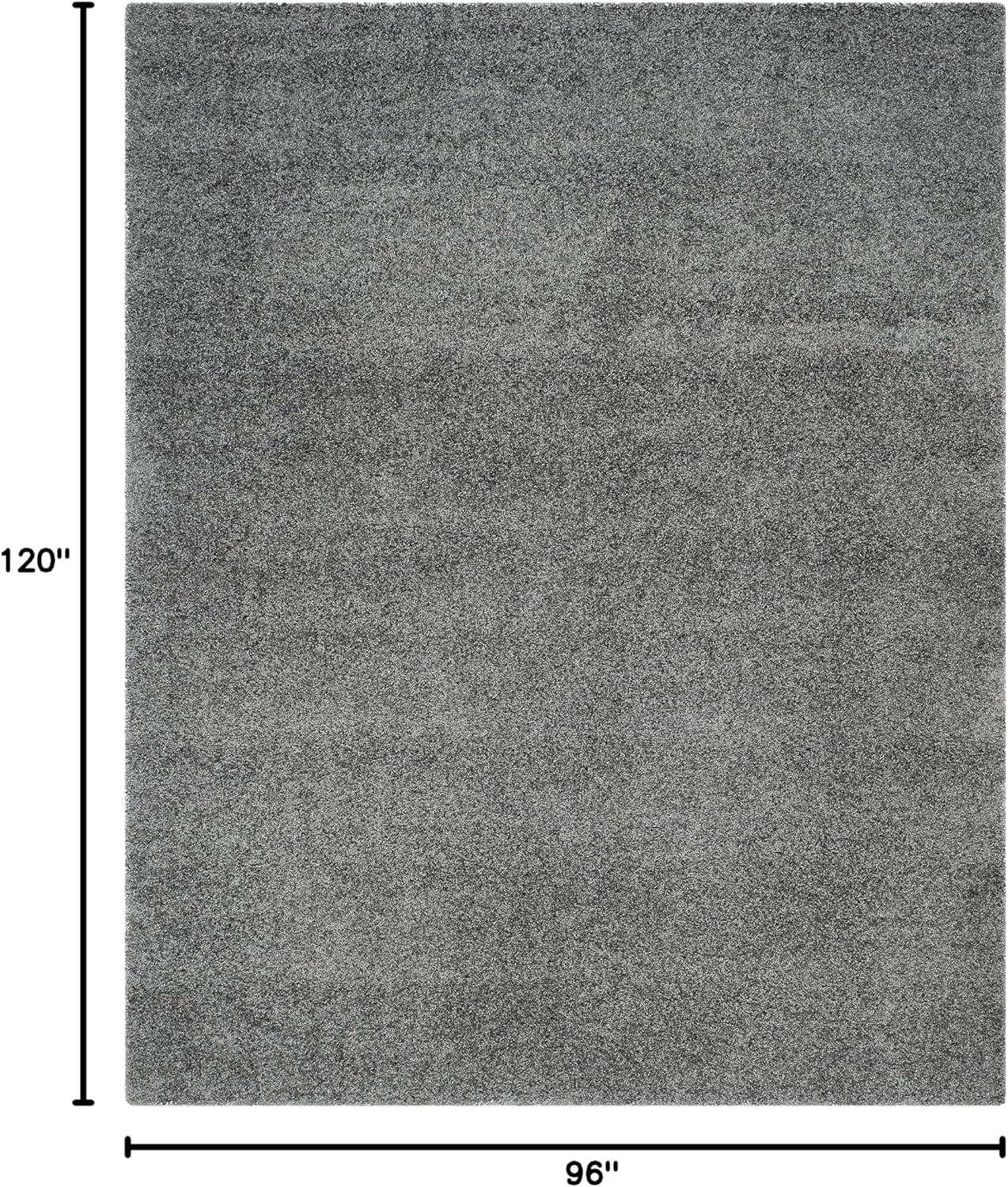 image:imageSAFAVIEH Laguna Shag Collection Area Rug 8 x 10 Sand Solid Design NonShedding amp Easy Care 2inch Thick Ideal for High Traffic Areas in Living Room Bedroom SGL303CDark Grey