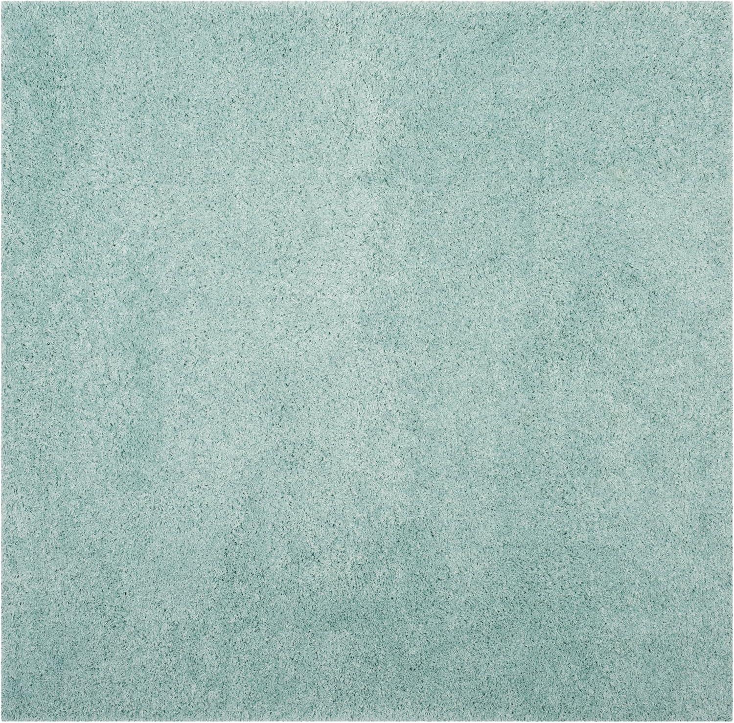 image:imageSAFAVIEH Laguna Shag Collection Area Rug 8 x 10 Sand Solid Design NonShedding amp Easy Care 2inch Thick Ideal for High Traffic Areas in Living Room Bedroom SGL303CLight Blue