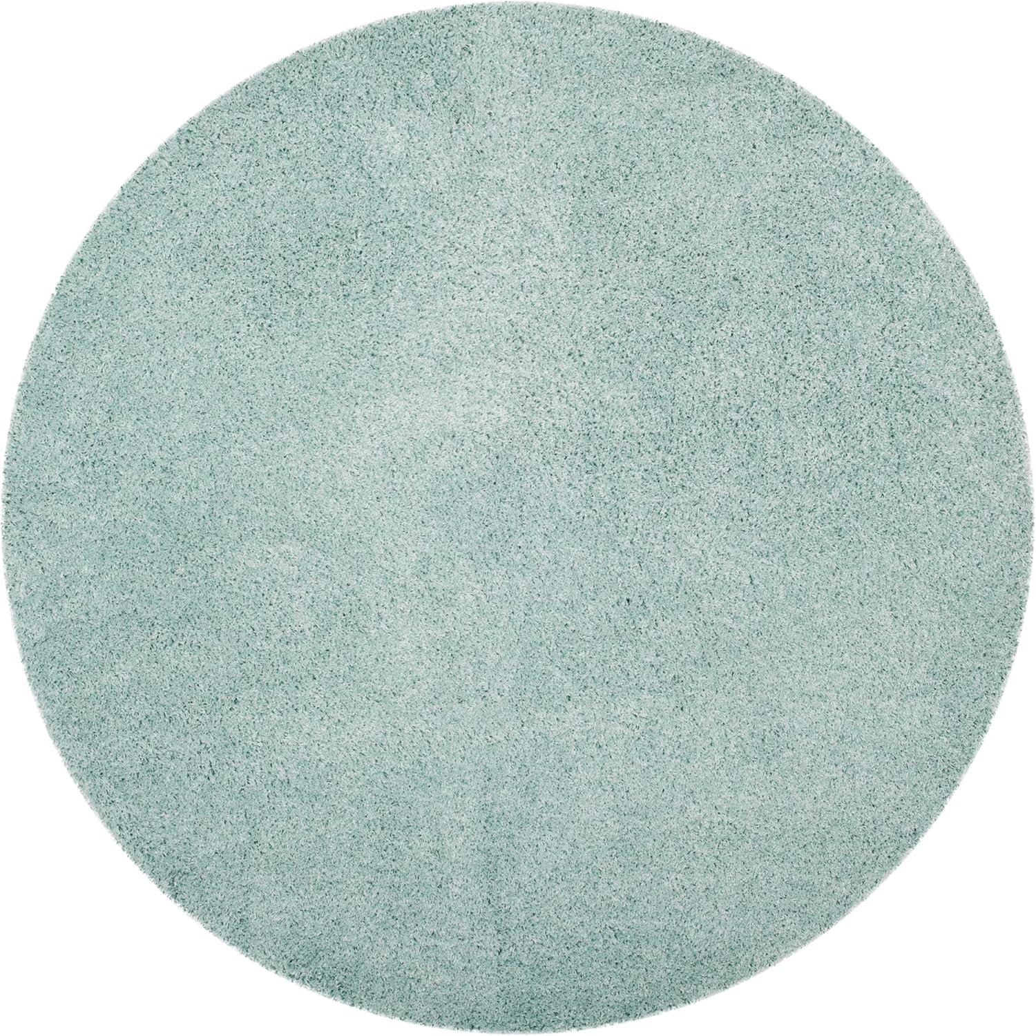 image:imageSAFAVIEH Laguna Shag Collection Area Rug 8 x 10 Sand Solid Design NonShedding amp Easy Care 2inch Thick Ideal for High Traffic Areas in Living Room Bedroom SGL303CLight Blue