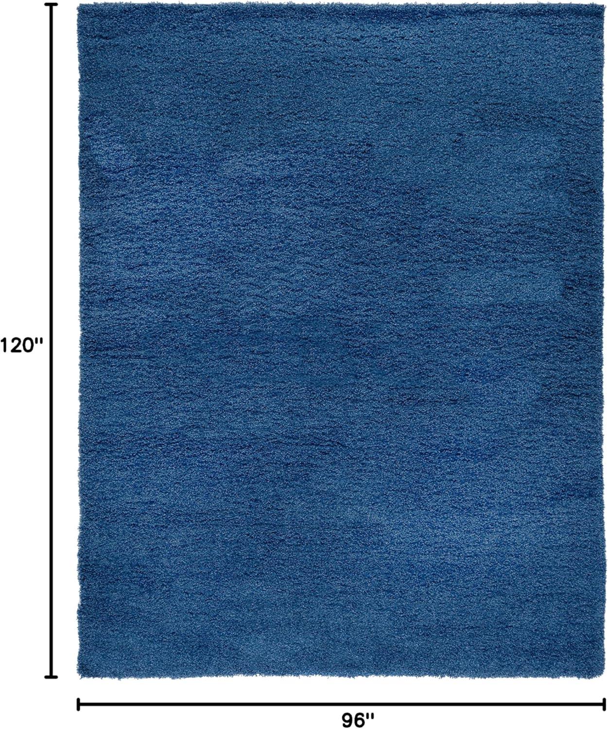 image:imageSAFAVIEH Laguna Shag Collection Area Rug 8 x 10 Sand Solid Design NonShedding amp Easy Care 2inch Thick Ideal for High Traffic Areas in Living Room Bedroom SGL303CBlue
