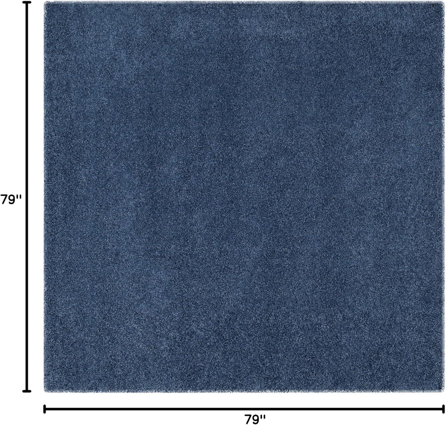 image:imageSAFAVIEH Laguna Shag Collection Area Rug 8 x 10 Sand Solid Design NonShedding amp Easy Care 2inch Thick Ideal for High Traffic Areas in Living Room Bedroom SGL303CBlue