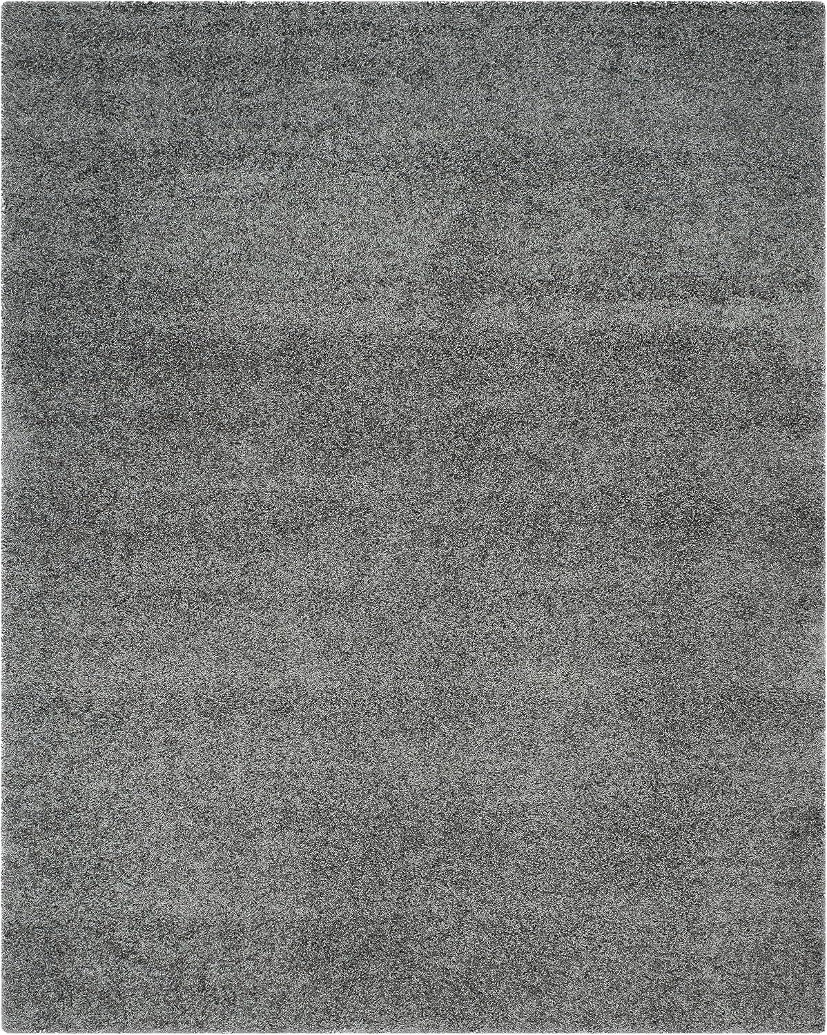 image:imageSAFAVIEH Laguna Shag Collection Area Rug 8 x 10 Sand Solid Design NonShedding amp Easy Care 2inch Thick Ideal for High Traffic Areas in Living Room Bedroom SGL303CDark Grey