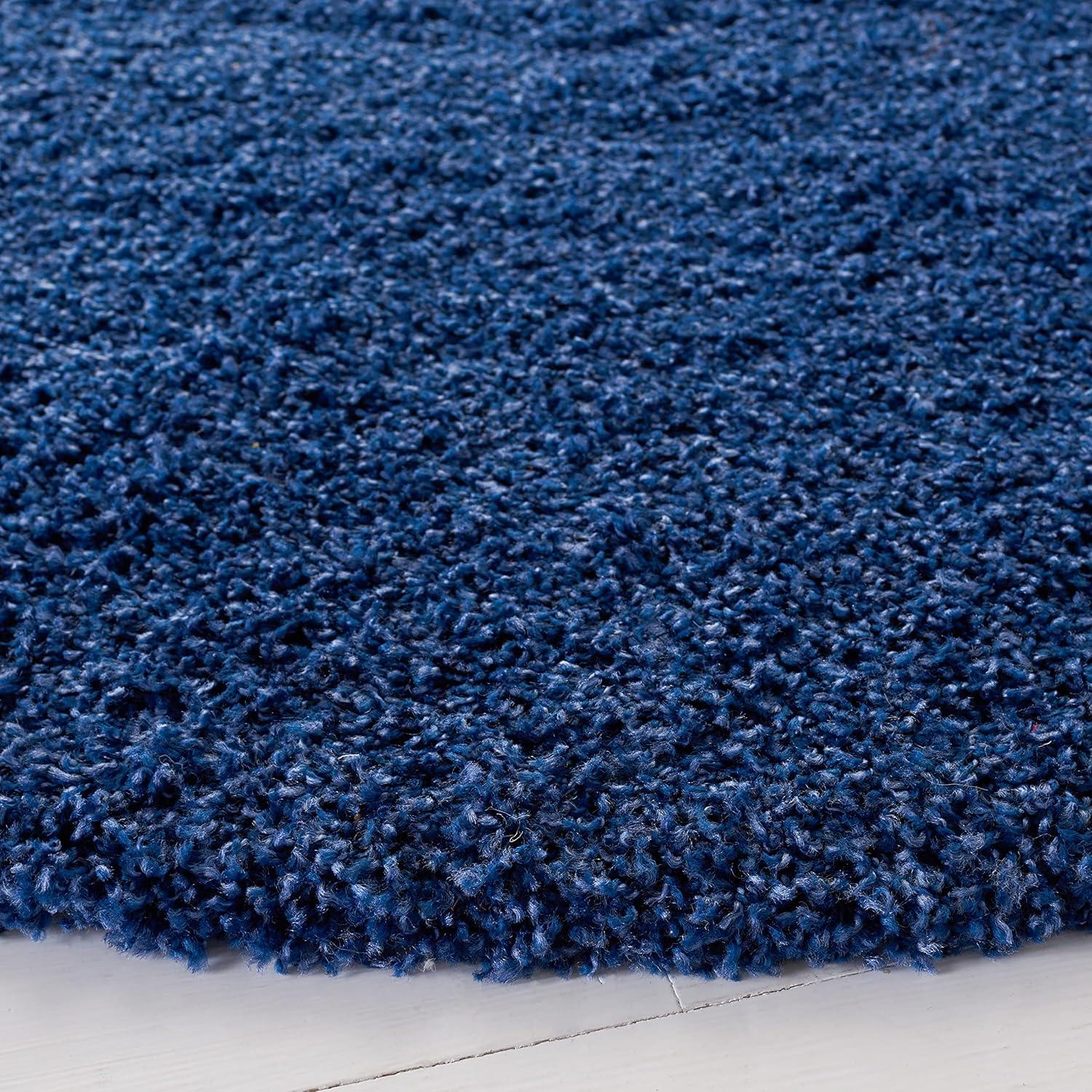 image:imageSAFAVIEH Laguna Shag Collection Area Rug 8 x 10 Sand Solid Design NonShedding amp Easy Care 2inch Thick Ideal for High Traffic Areas in Living Room Bedroom SGL303CBlue