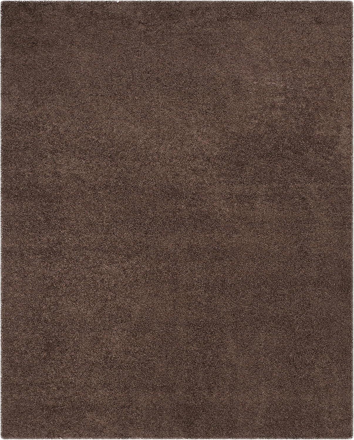 image:imageSAFAVIEH Laguna Shag Collection Area Rug 8 x 10 Sand Solid Design NonShedding amp Easy Care 2inch Thick Ideal for High Traffic Areas in Living Room Bedroom SGL303CBrown