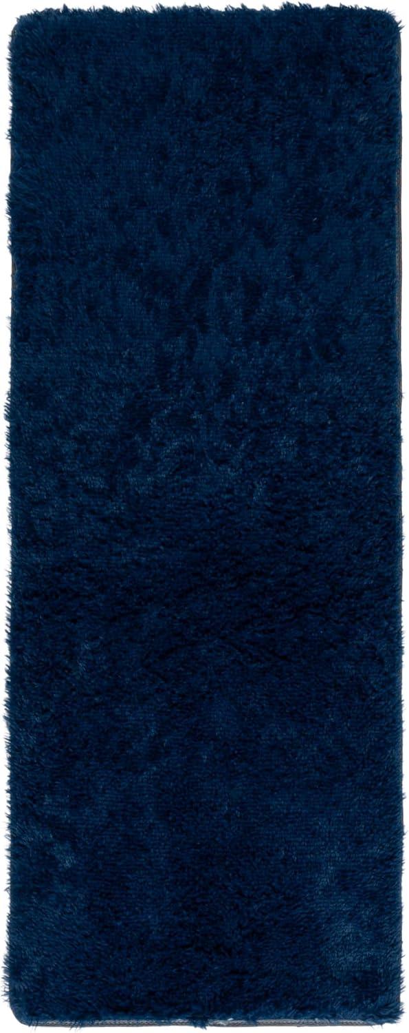 image:imageSAFAVIEH Rainbow Shag Collection Area Rug 8 x 10 Grey Slip Resistant NonShedding amp Easy Care 16inch Thick Ideal for Living Room Bedroom Home Office Dining Space RBO101F8Navy