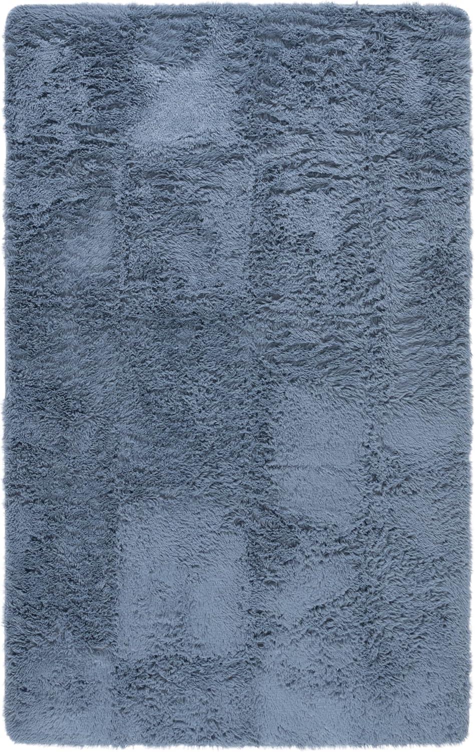 image:imageSAFAVIEH Rainbow Shag Collection Area Rug 8 x 10 Grey Slip Resistant NonShedding amp Easy Care 16inch Thick Ideal for Living Room Bedroom Home Office Dining Space RBO101F8Grey