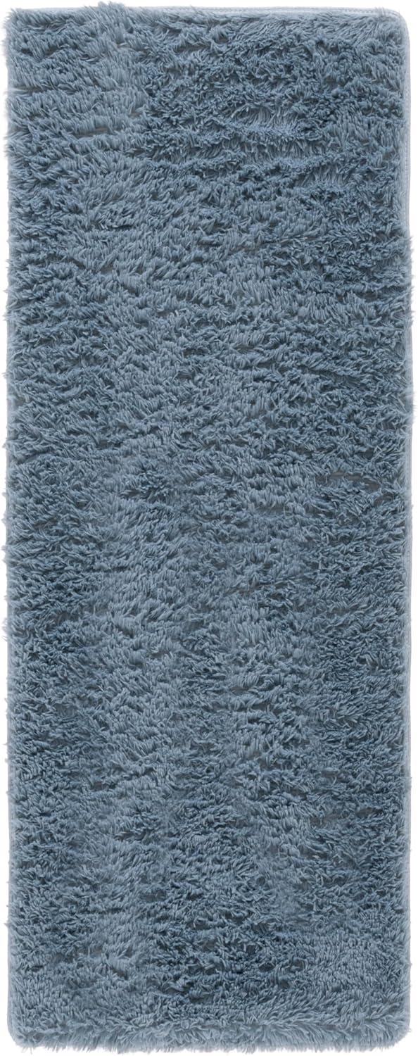 image:imageSAFAVIEH Rainbow Shag Collection Area Rug 8 x 10 Grey Slip Resistant NonShedding amp Easy Care 16inch Thick Ideal for Living Room Bedroom Home Office Dining Space RBO101F8Grey