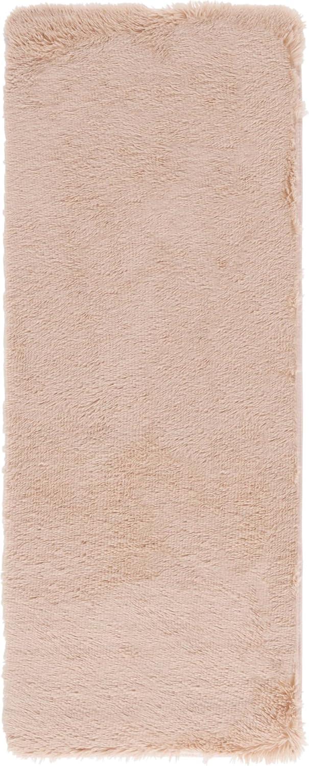 image:imageSAFAVIEH Rainbow Shag Collection Area Rug 8 x 10 Grey Slip Resistant NonShedding amp Easy Care 16inch Thick Ideal for Living Room Bedroom Home Office Dining Space RBO101F8Beige