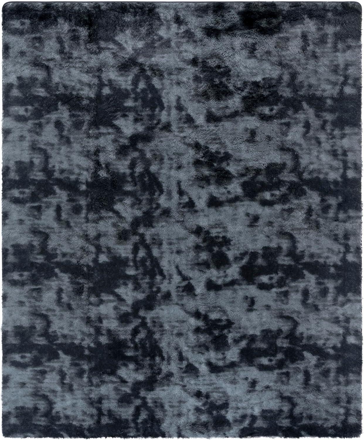 image:imageSAFAVIEH Rainbow Shag Collection Area Rug 8 x 10 Light Beige Slip Resistant NonShedding amp Easy Care 16inch Thick Ideal for Living Room Bedroom Home Office Dining Space RBO100A8Dark Grey