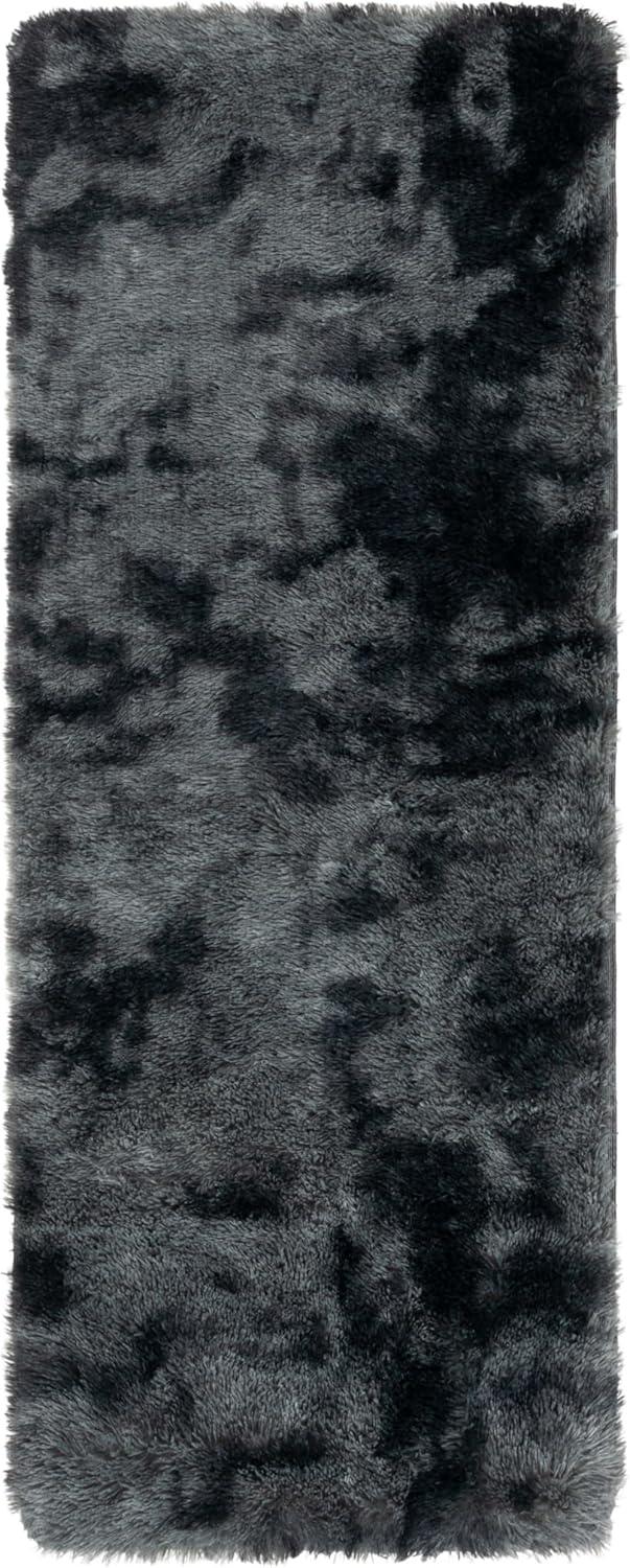 image:imageSAFAVIEH Rainbow Shag Collection Area Rug 8 x 10 Light Beige Slip Resistant NonShedding amp Easy Care 16inch Thick Ideal for Living Room Bedroom Home Office Dining Space RBO100A8Dark Grey