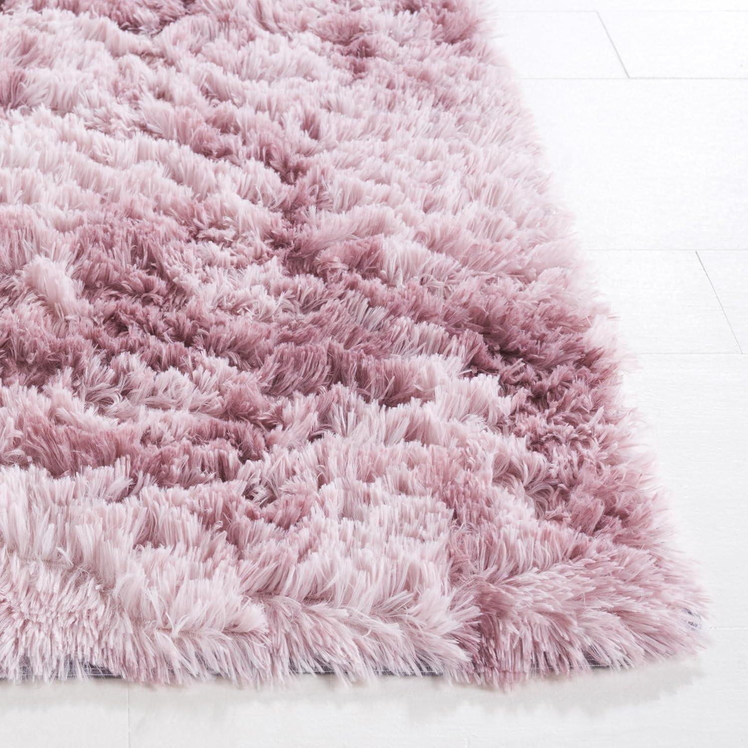 image:imageSAFAVIEH Rainbow Shag Collection Area Rug 8 x 10 Light Beige Slip Resistant NonShedding amp Easy Care 16inch Thick Ideal for Living Room Bedroom Home Office Dining Space RBO100A8Blue