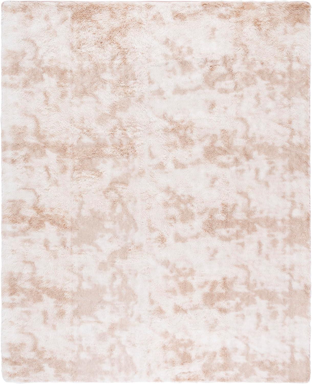 image:imageSAFAVIEH Rainbow Shag Collection Area Rug 8 x 10 Light Beige Slip Resistant NonShedding amp Easy Care 16inch Thick Ideal for Living Room Bedroom Home Office Dining Space RBO100A8Light Beige