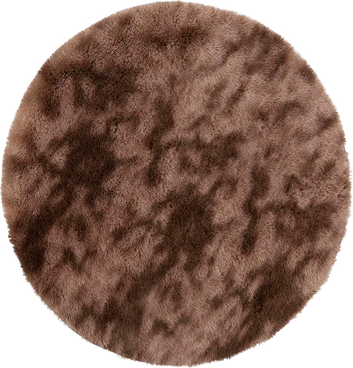 image:imageSAFAVIEH Rainbow Shag Collection Area Rug 8 x 10 Light Beige Slip Resistant NonShedding amp Easy Care 16inch Thick Ideal for Living Room Bedroom Home Office Dining Space RBO100A8Brown