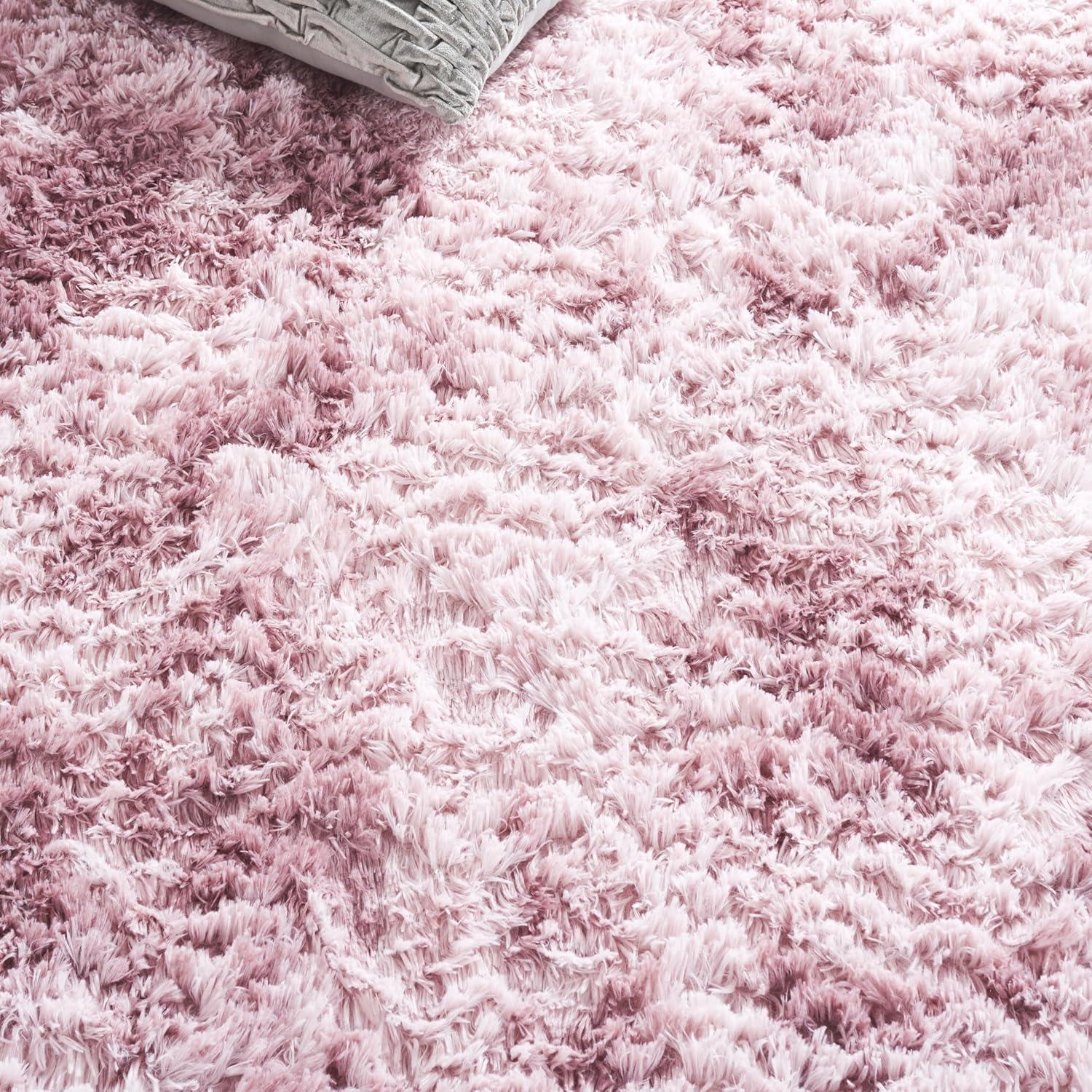 image:imageSAFAVIEH Rainbow Shag Collection Area Rug 8 x 10 Light Beige Slip Resistant NonShedding amp Easy Care 16inch Thick Ideal for Living Room Bedroom Home Office Dining Space RBO100A8Blue