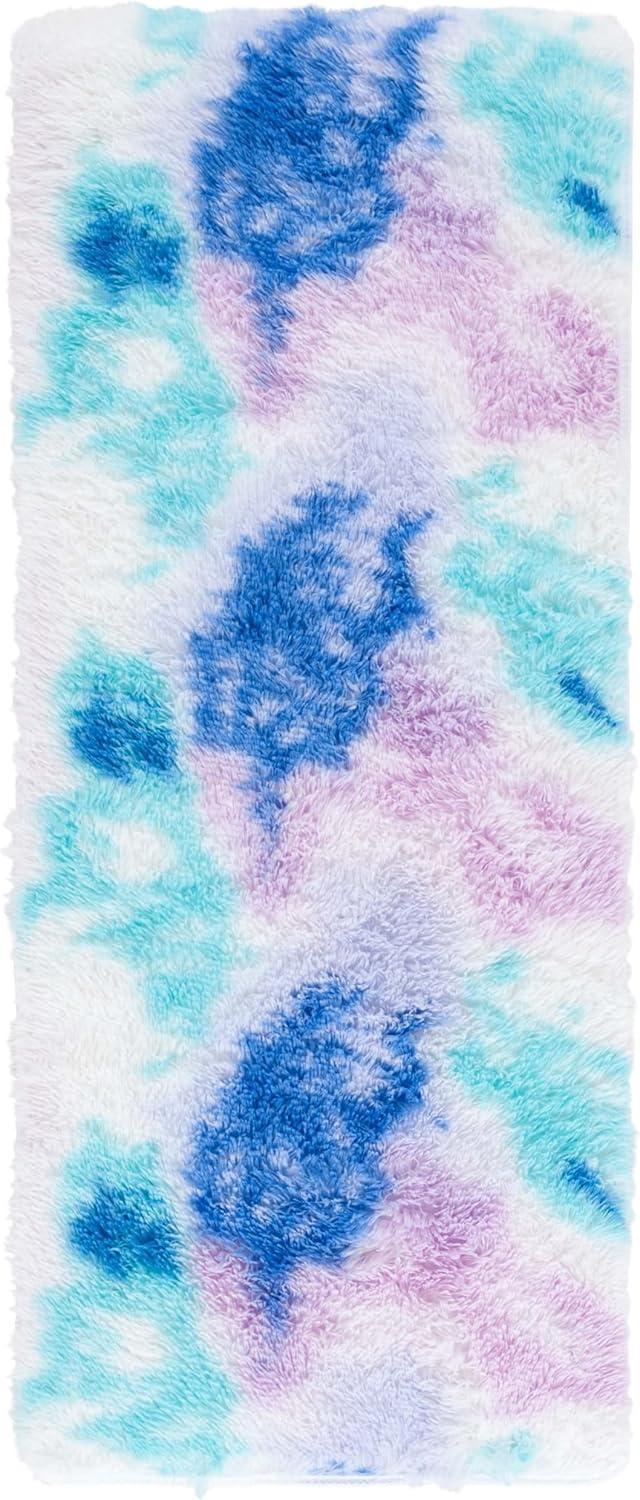 image:imageSAFAVIEH Rainbow Shag Collection Area Rug 8 x 10 Light Beige Slip Resistant NonShedding amp Easy Care 16inch Thick Ideal for Living Room Bedroom Home Office Dining Space RBO100A8RainbowMulti