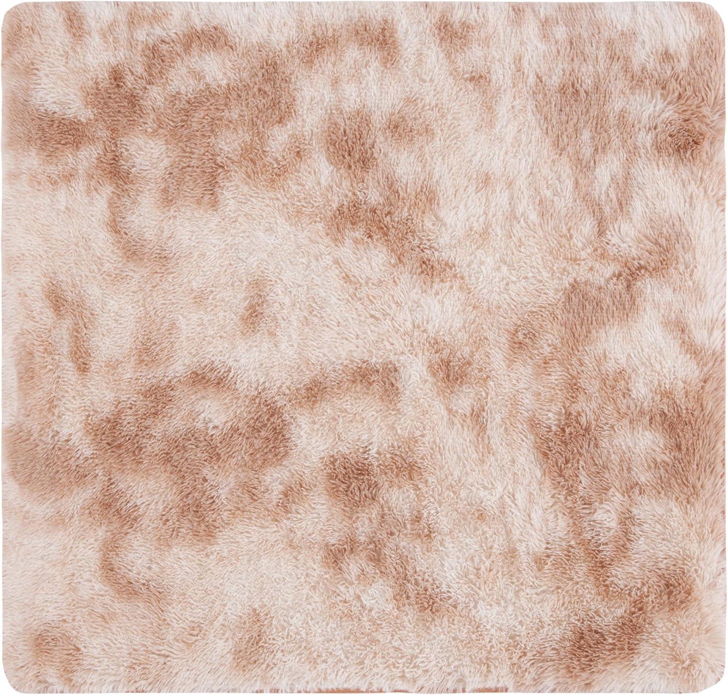 image:imageSAFAVIEH Rainbow Shag Collection Area Rug 8 x 10 Light Beige Slip Resistant NonShedding amp Easy Care 16inch Thick Ideal for Living Room Bedroom Home Office Dining Space RBO100A8Beige