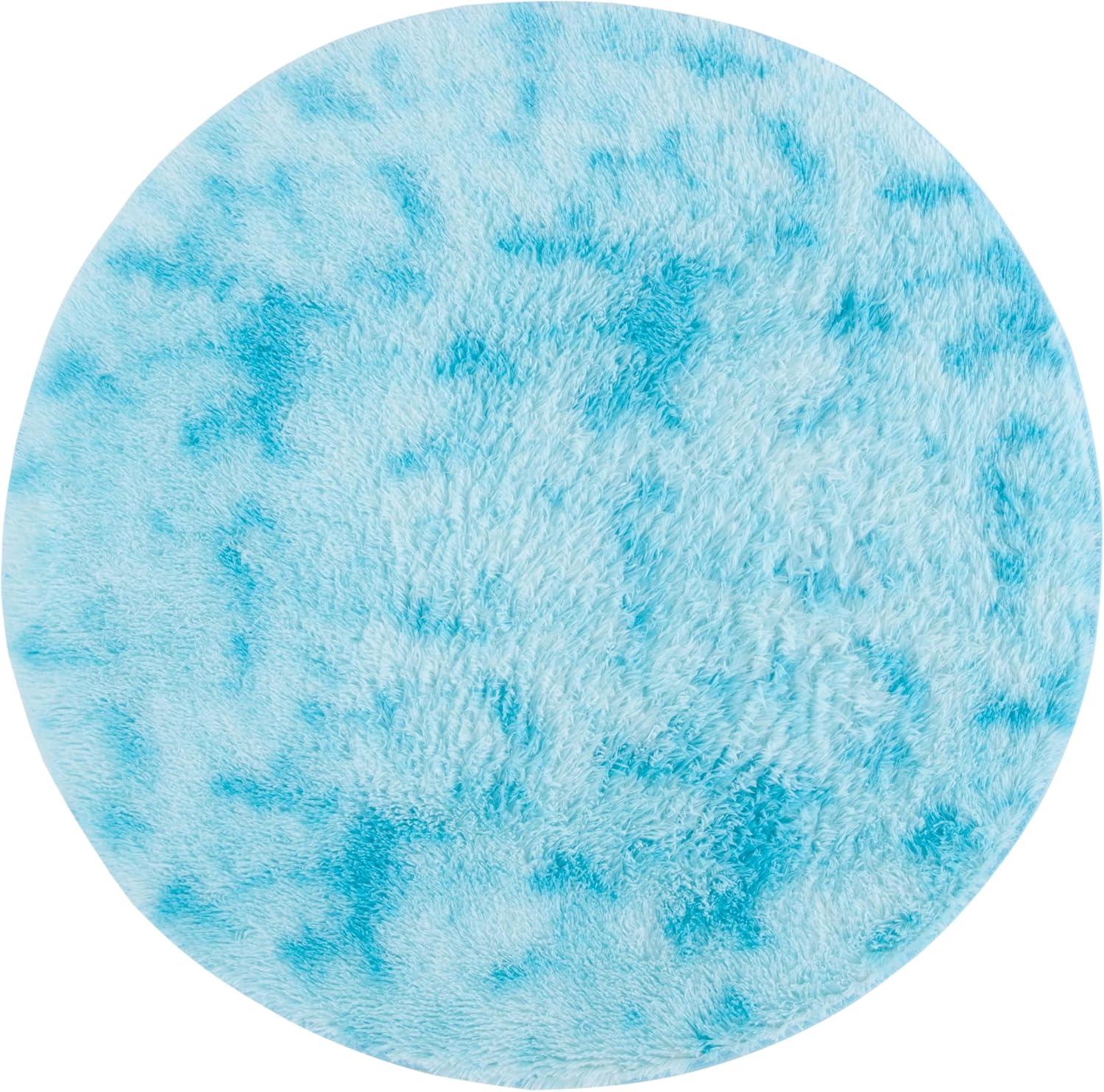 image:imageSAFAVIEH Rainbow Shag Collection Area Rug 8 x 10 Light Beige Slip Resistant NonShedding amp Easy Care 16inch Thick Ideal for Living Room Bedroom Home Office Dining Space RBO100A8Aqua