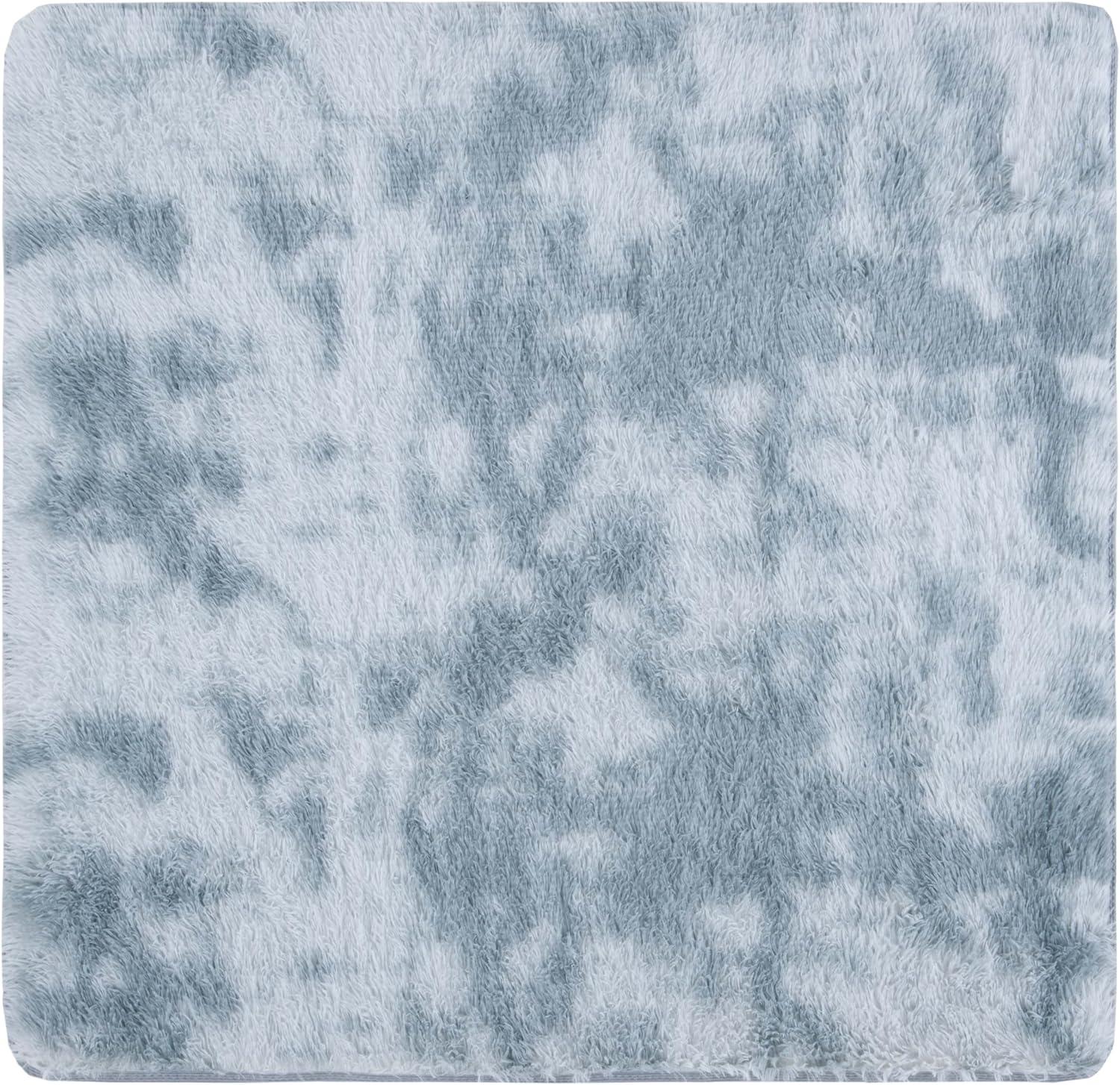 image:imageSAFAVIEH Rainbow Shag Collection Area Rug 8 x 10 Light Beige Slip Resistant NonShedding amp Easy Care 16inch Thick Ideal for Living Room Bedroom Home Office Dining Space RBO100A8Light Grey