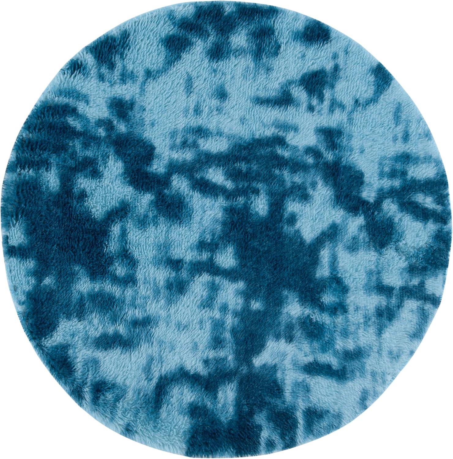 image:imageSAFAVIEH Rainbow Shag Collection Area Rug 8 x 10 Light Beige Slip Resistant NonShedding amp Easy Care 16inch Thick Ideal for Living Room Bedroom Home Office Dining Space RBO100A8Blue