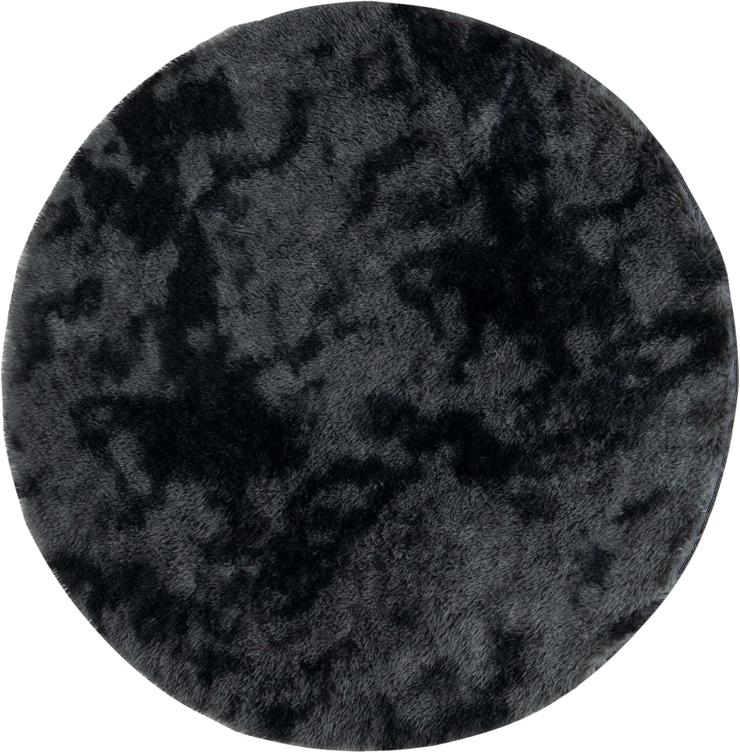 image:imageSAFAVIEH Rainbow Shag Collection Area Rug 8 x 10 Light Beige Slip Resistant NonShedding amp Easy Care 16inch Thick Ideal for Living Room Bedroom Home Office Dining Space RBO100A8Dark Grey