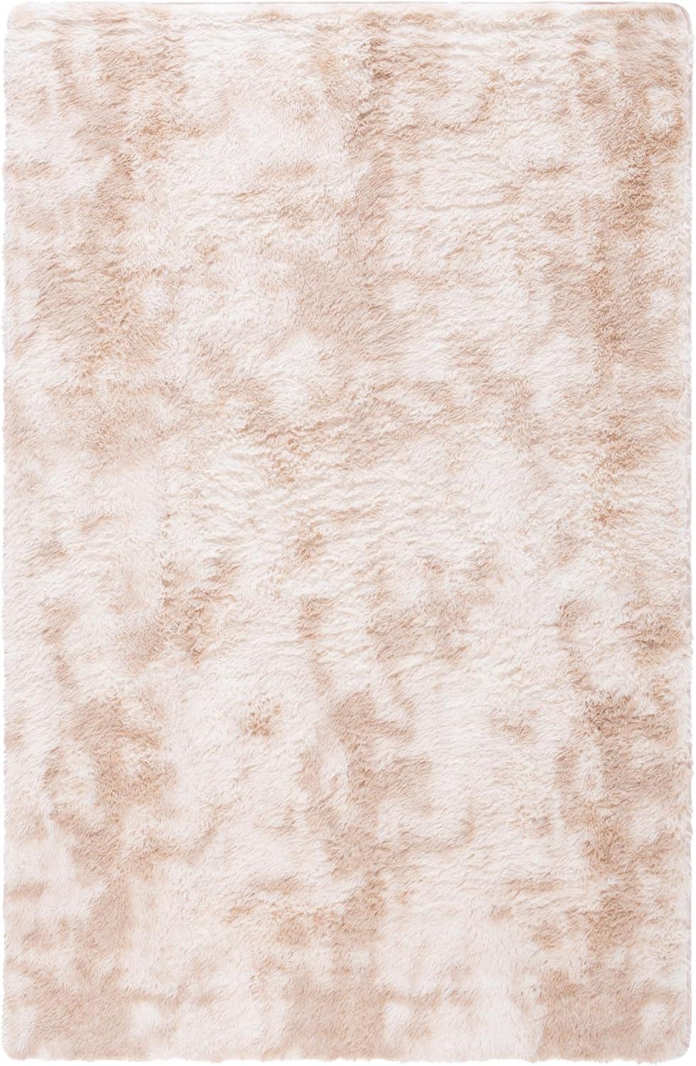 image:imageSAFAVIEH Rainbow Shag Collection Area Rug 8 x 10 Light Beige Slip Resistant NonShedding amp Easy Care 16inch Thick Ideal for Living Room Bedroom Home Office Dining Space RBO100A8Light Beige