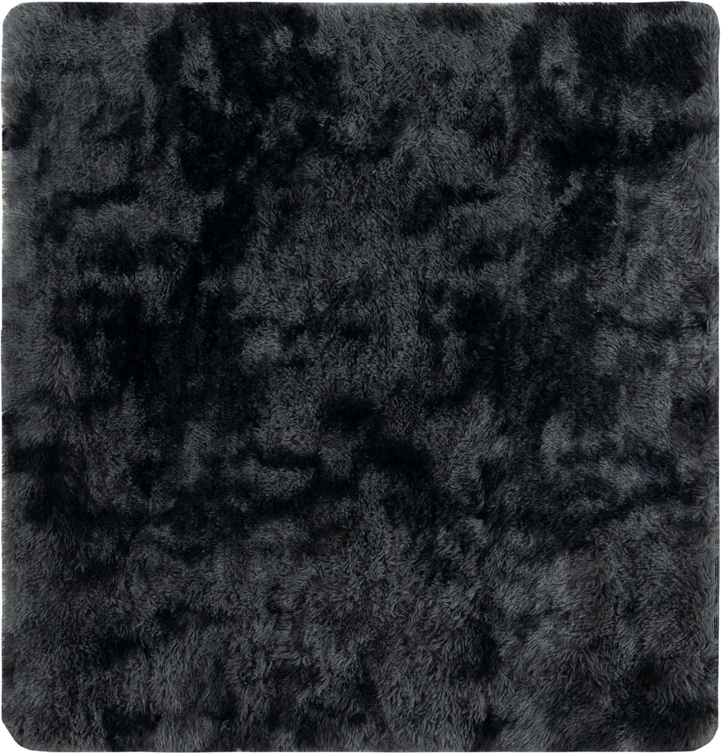 image:imageSAFAVIEH Rainbow Shag Collection Area Rug 8 x 10 Light Beige Slip Resistant NonShedding amp Easy Care 16inch Thick Ideal for Living Room Bedroom Home Office Dining Space RBO100A8Dark Grey